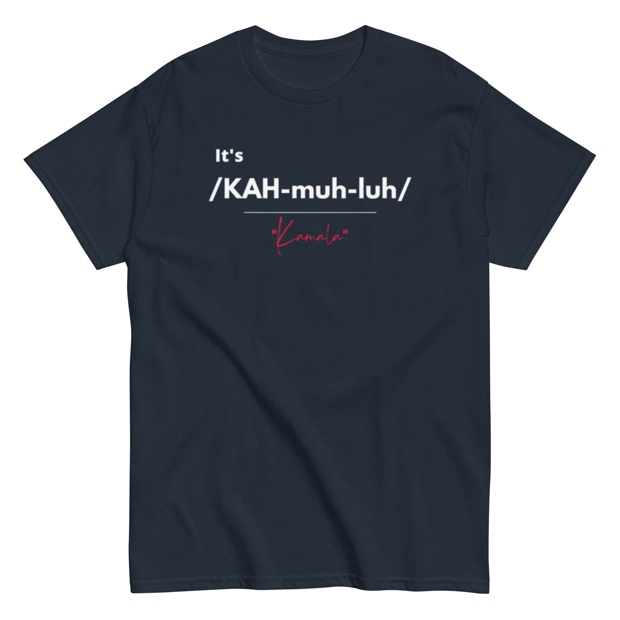 It's /KAH-muh-luh/ - Blue Shirt