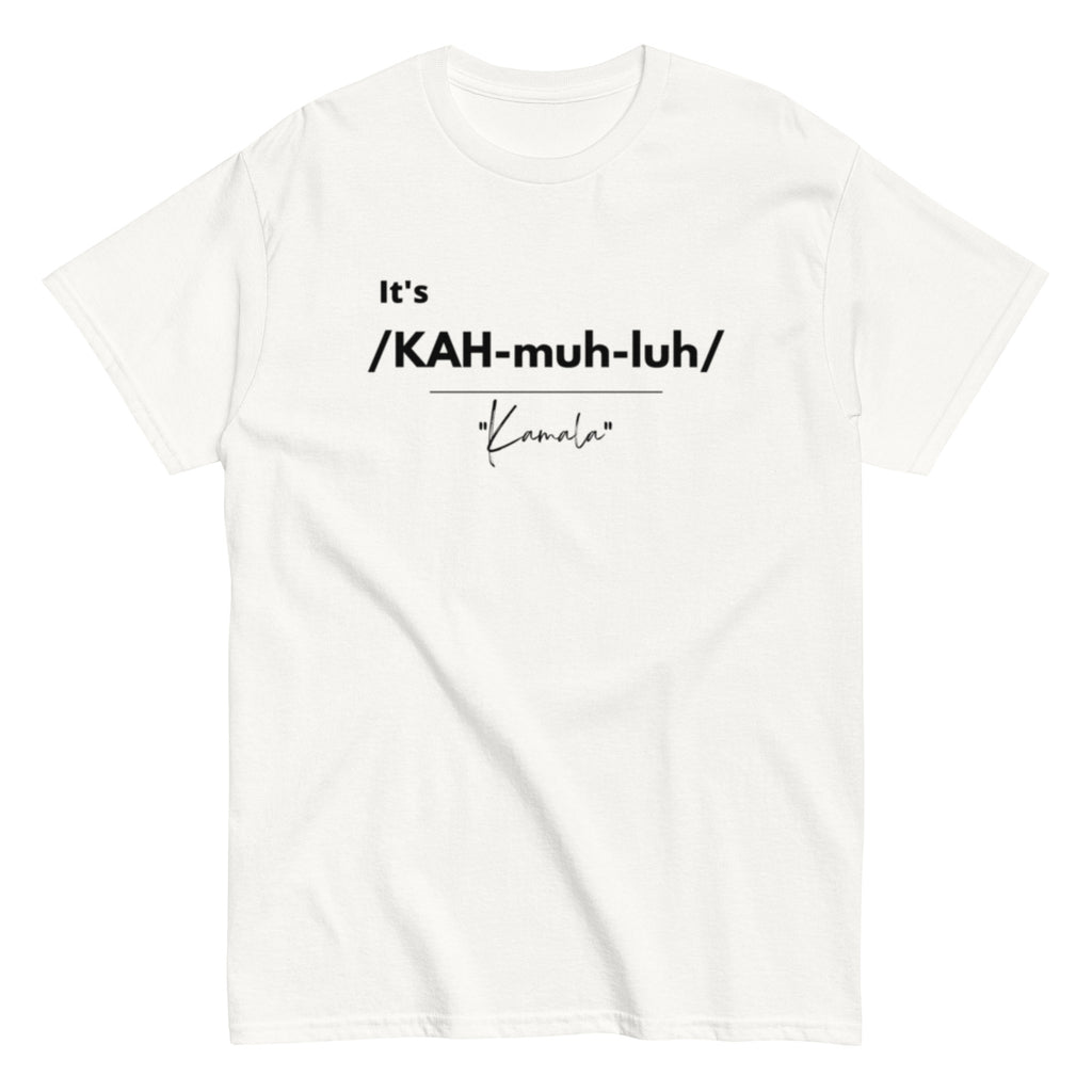 It's /KAH-muh-luh/ - White Shirt